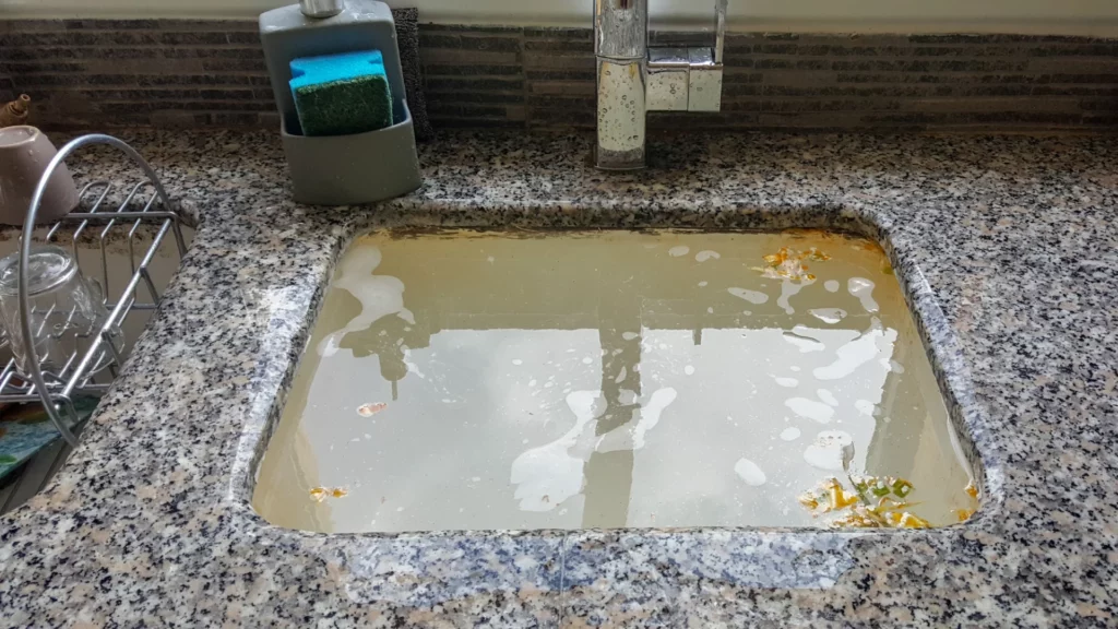 clogged sink drain