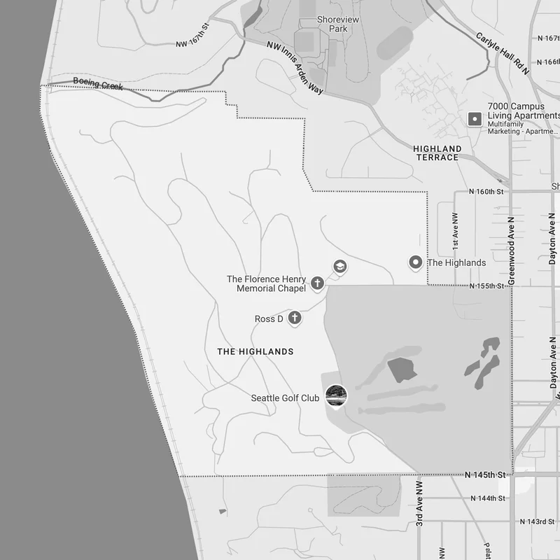 Map of Ballard, Seattle, Washington